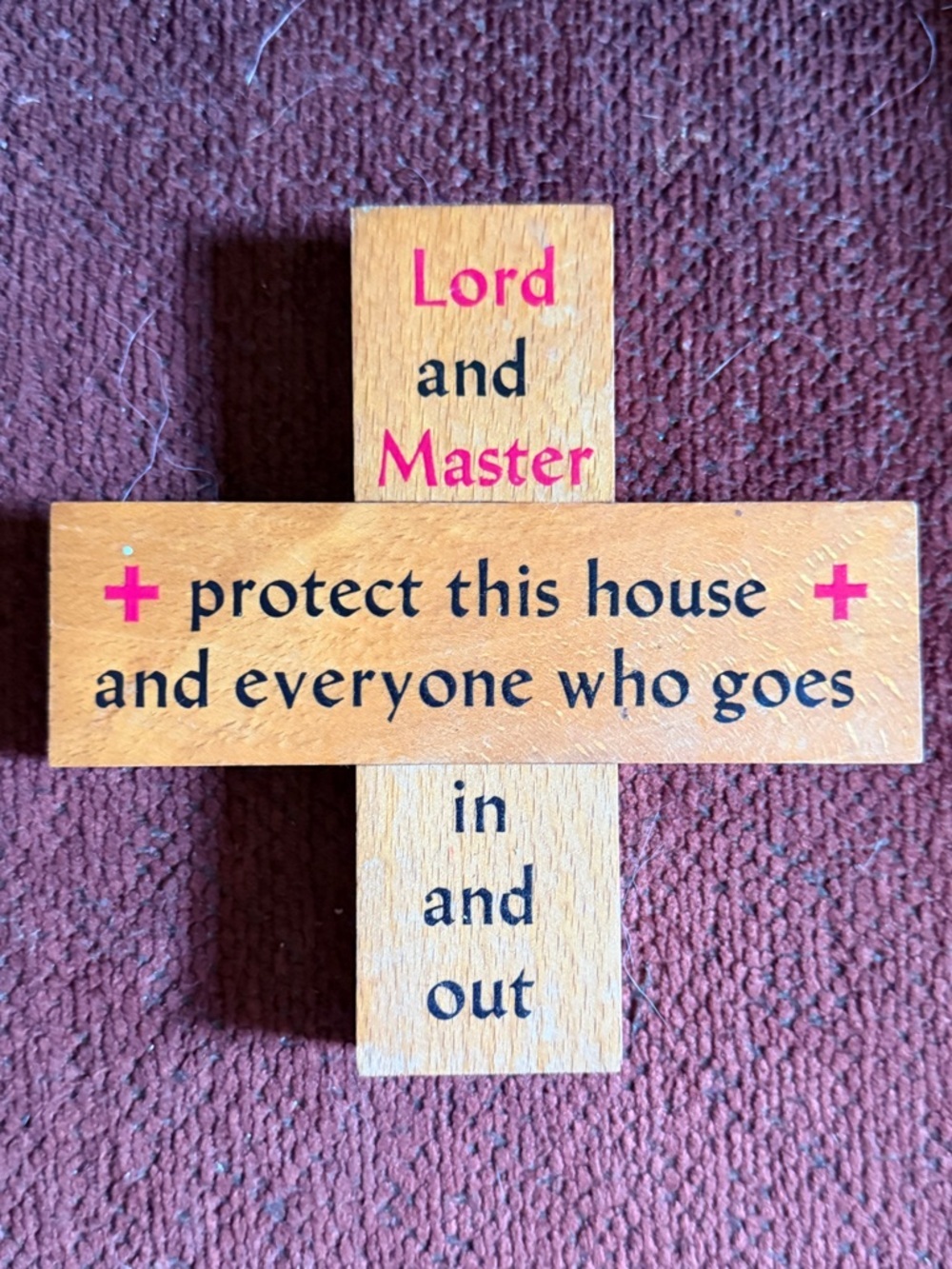 Vintage Wooden House Blessing